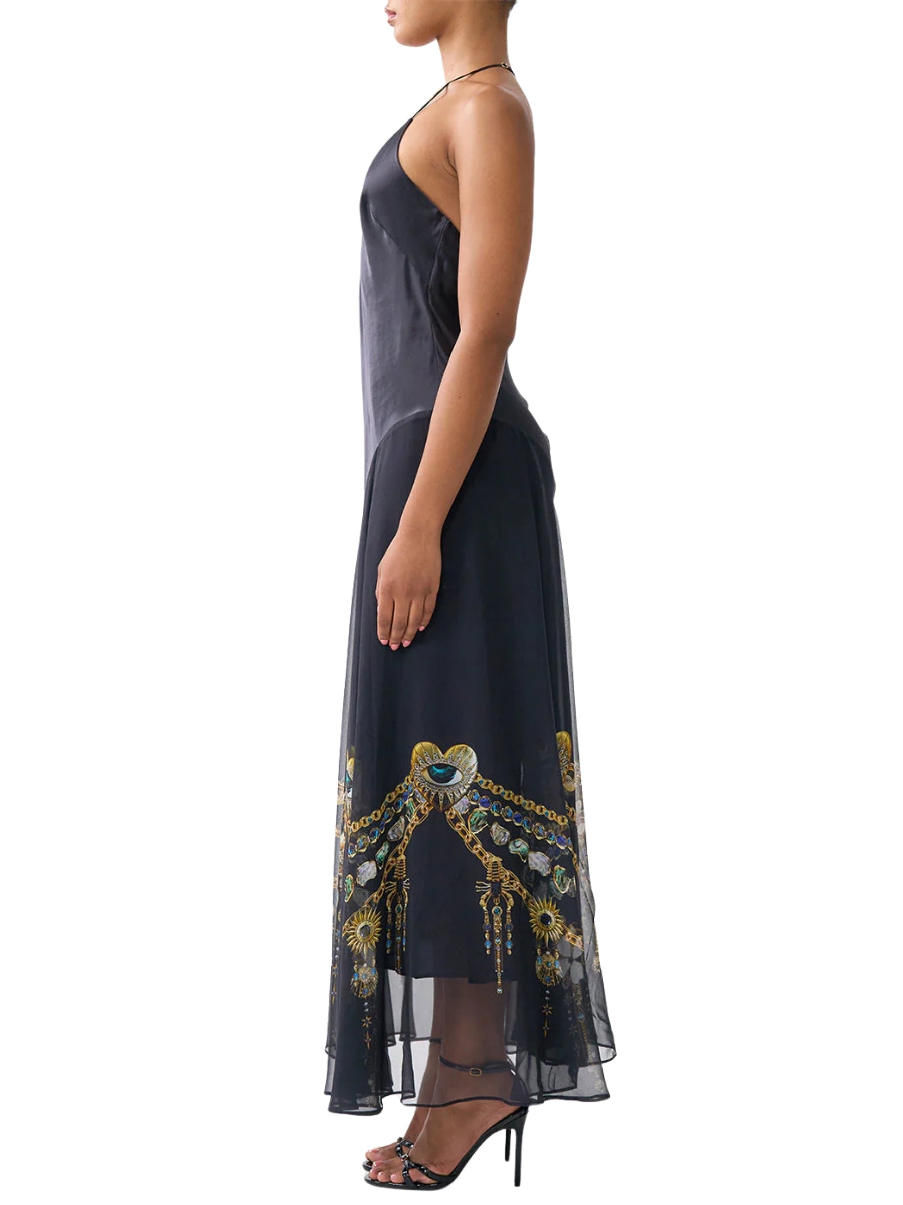 Hardware Detail Slip Dress - Amulets and Alchemy