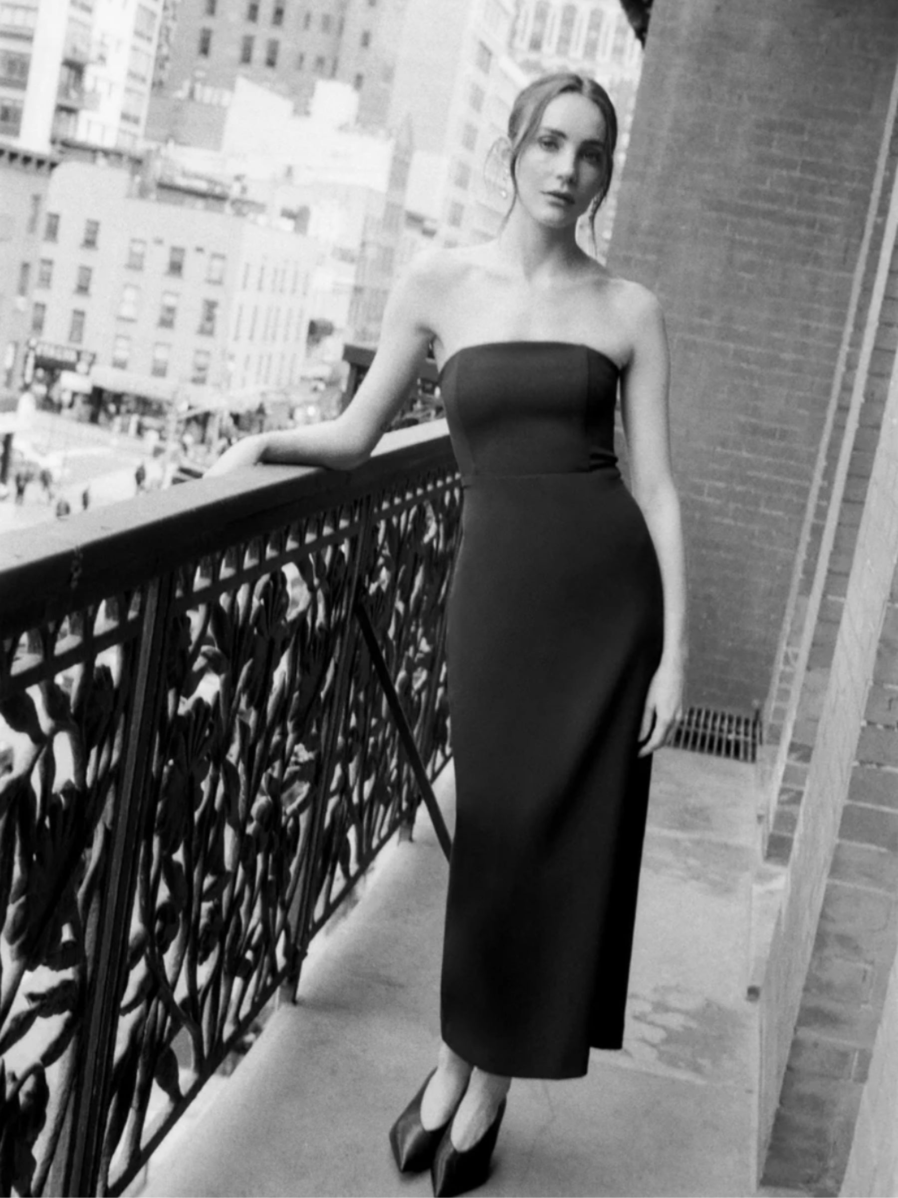 The Long Willow Dress - Black