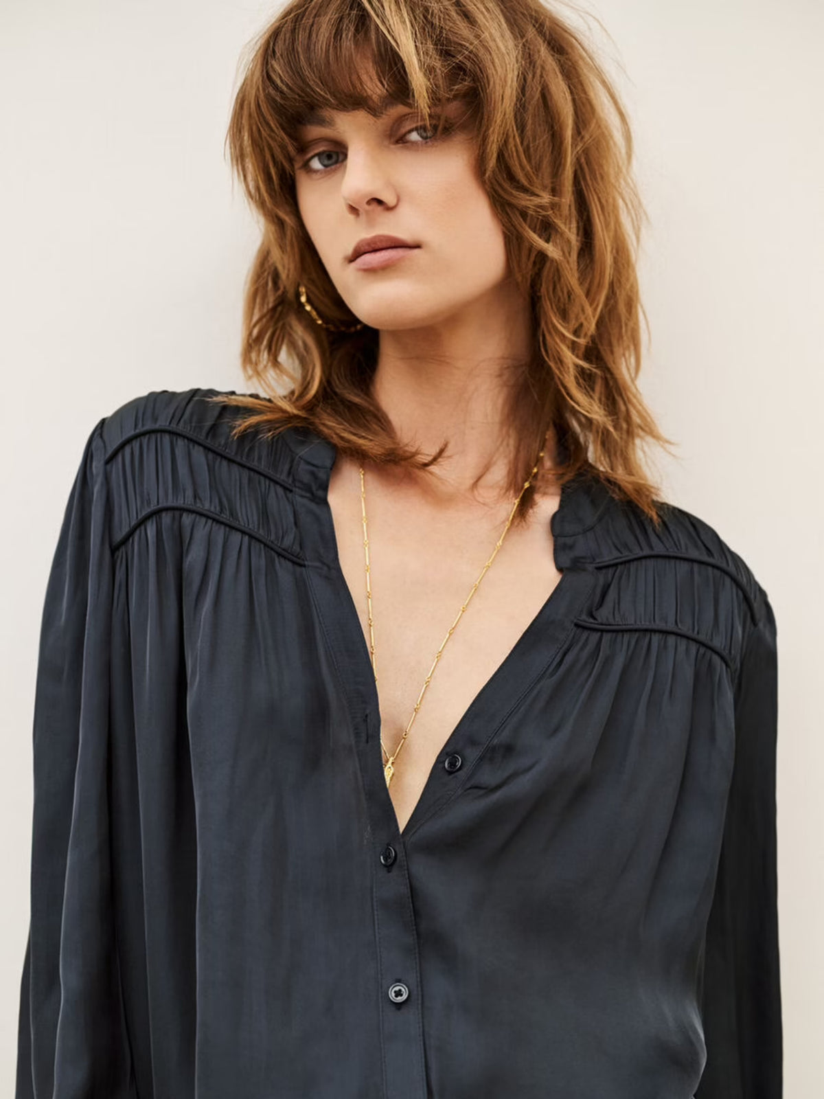 Cessia Loose Fitting Shirt - Blue