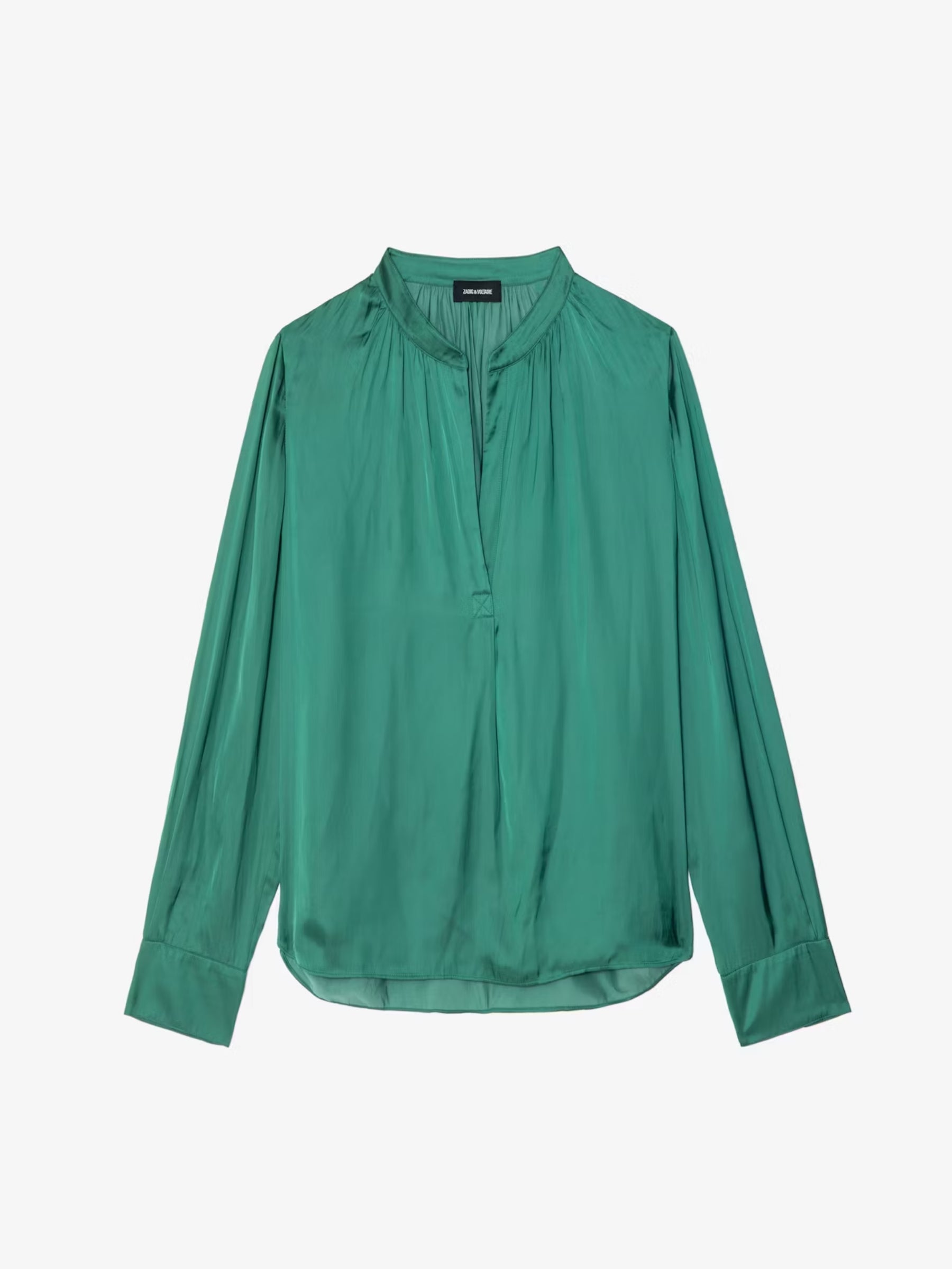 Tink Satin Blouse - Emeraude