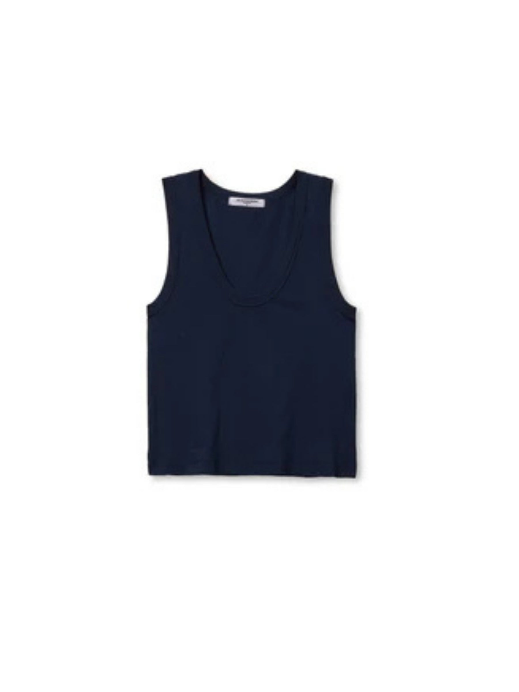 Khara Scoop Neck Tank - Navy