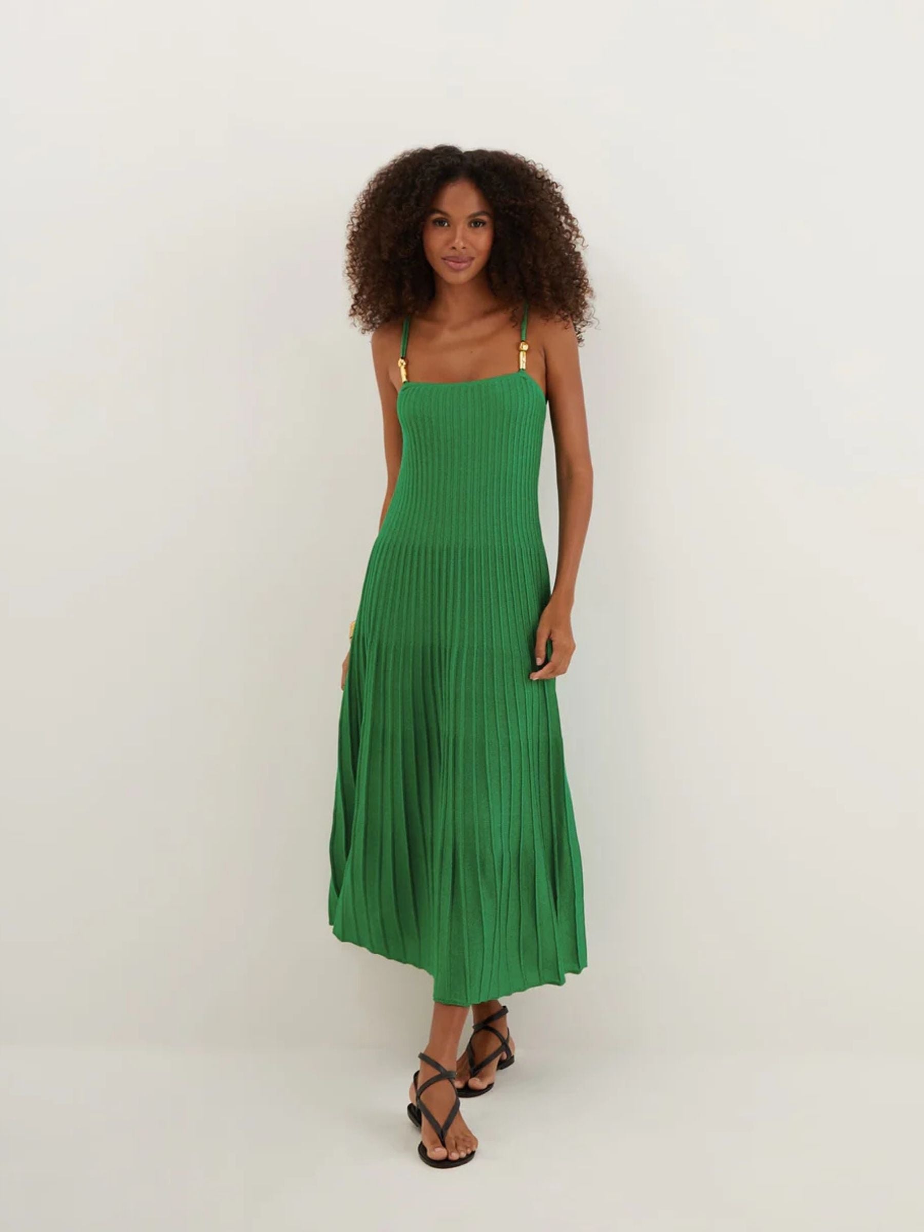 VIX-KNIT-BRUNA-LONG-DRESS-GREEN