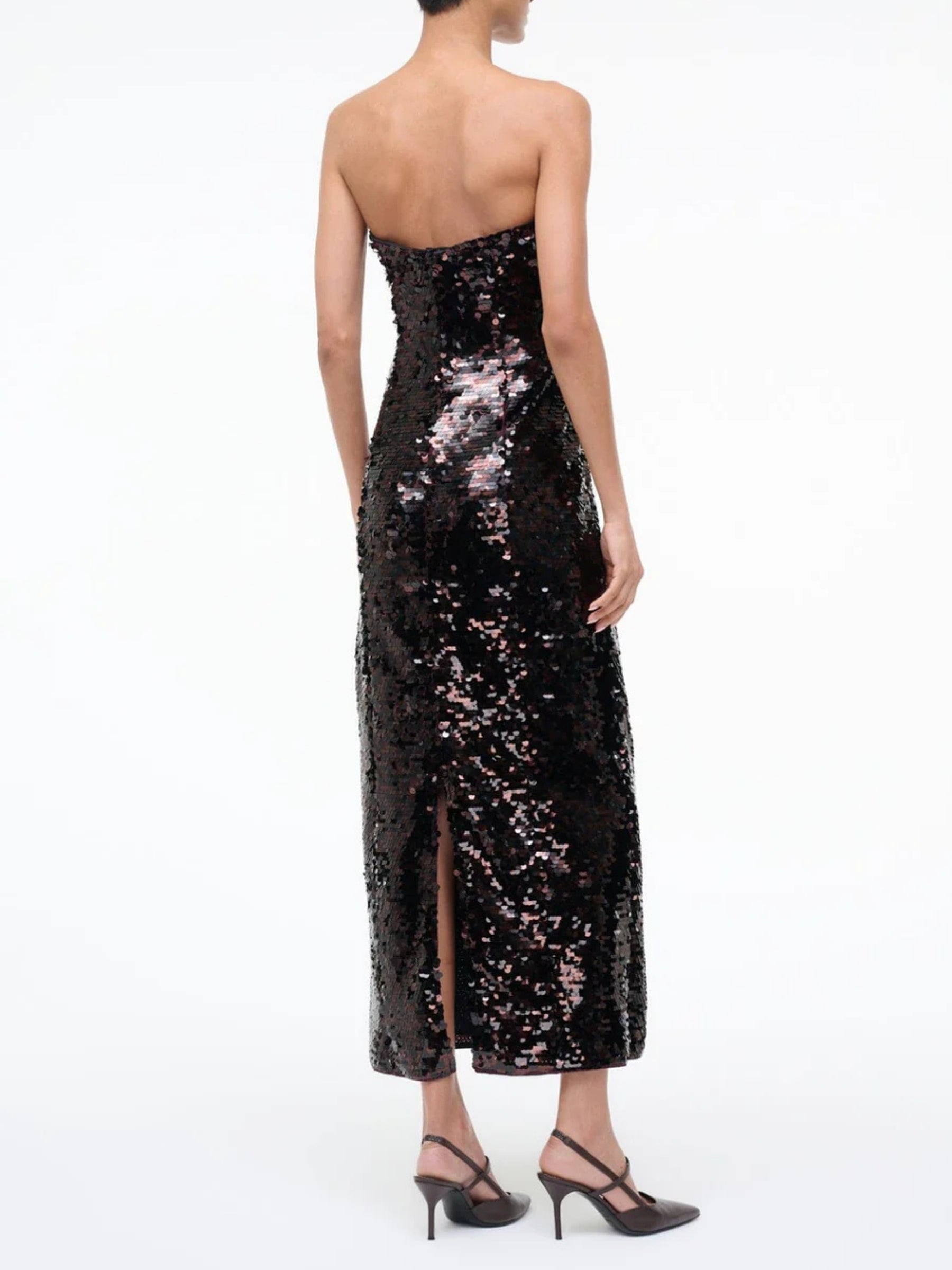 Cece Dress - Espresso/Black