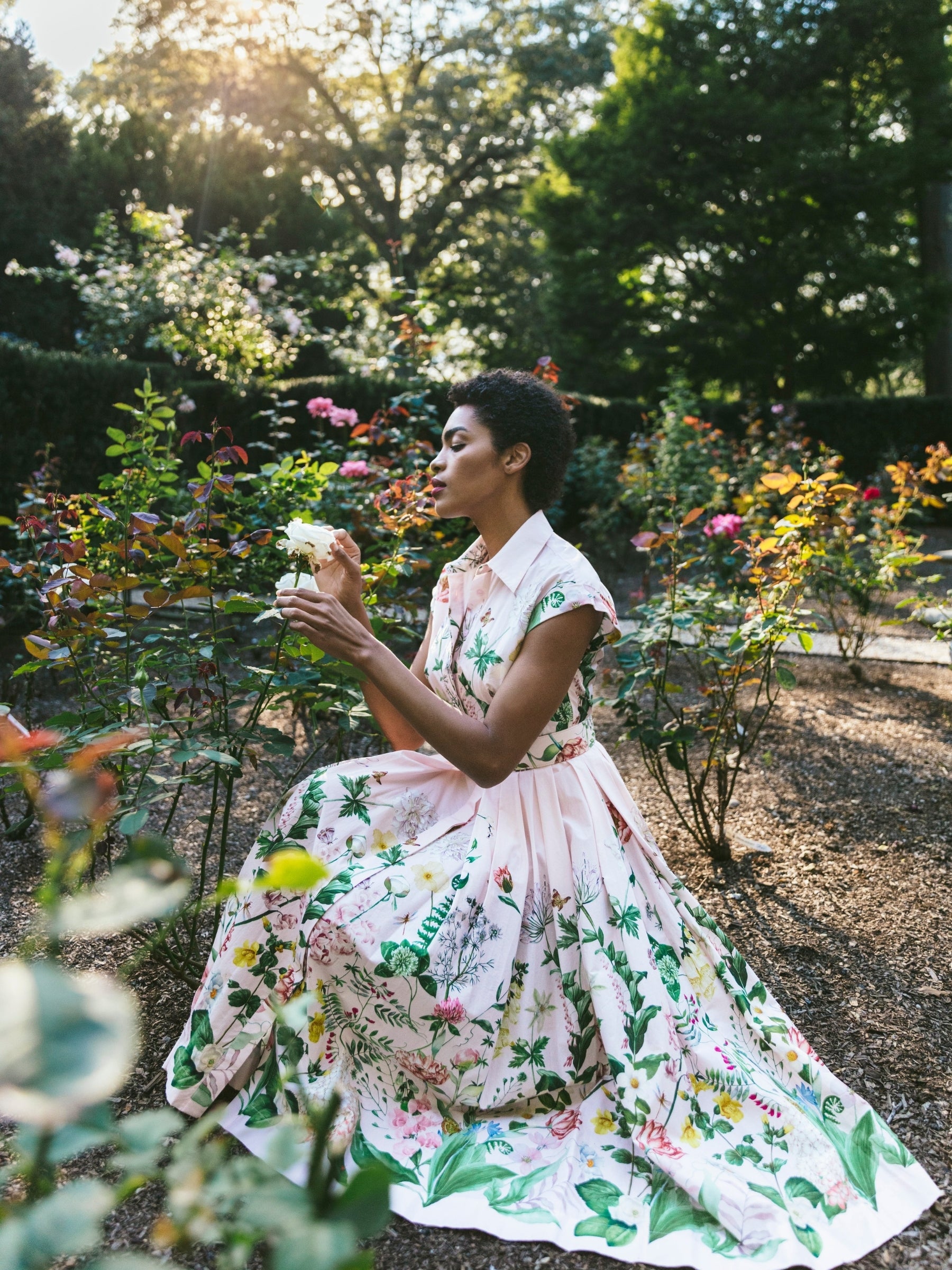 Octavia Dress - Bloomsfield Pink