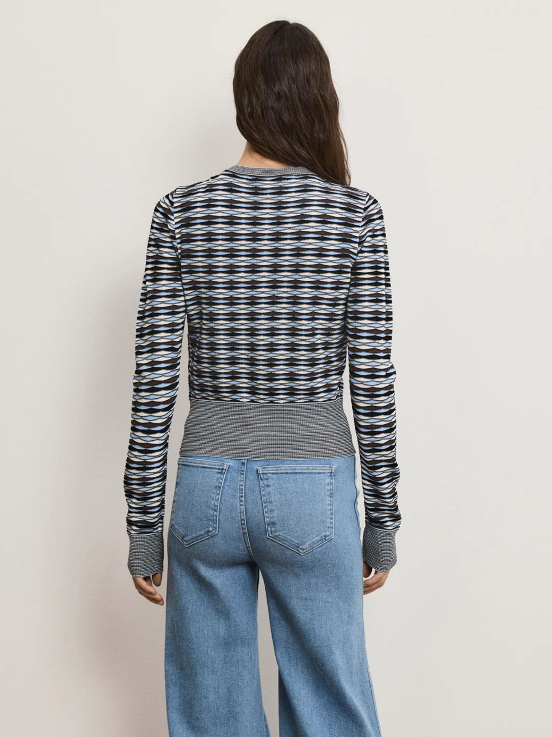 Cambria Knit Cardigan - Blue Jay Multi