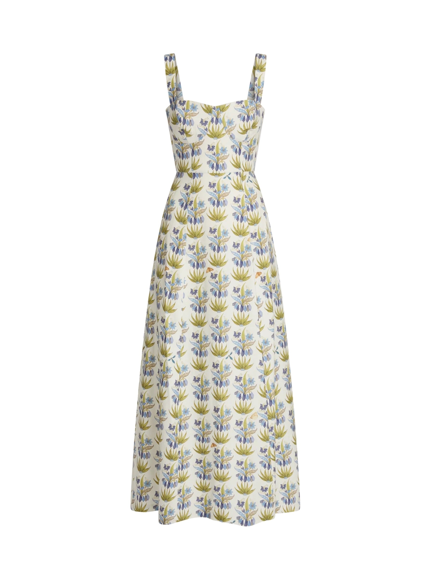 Azzurra Dress Celestine Flower - Blue