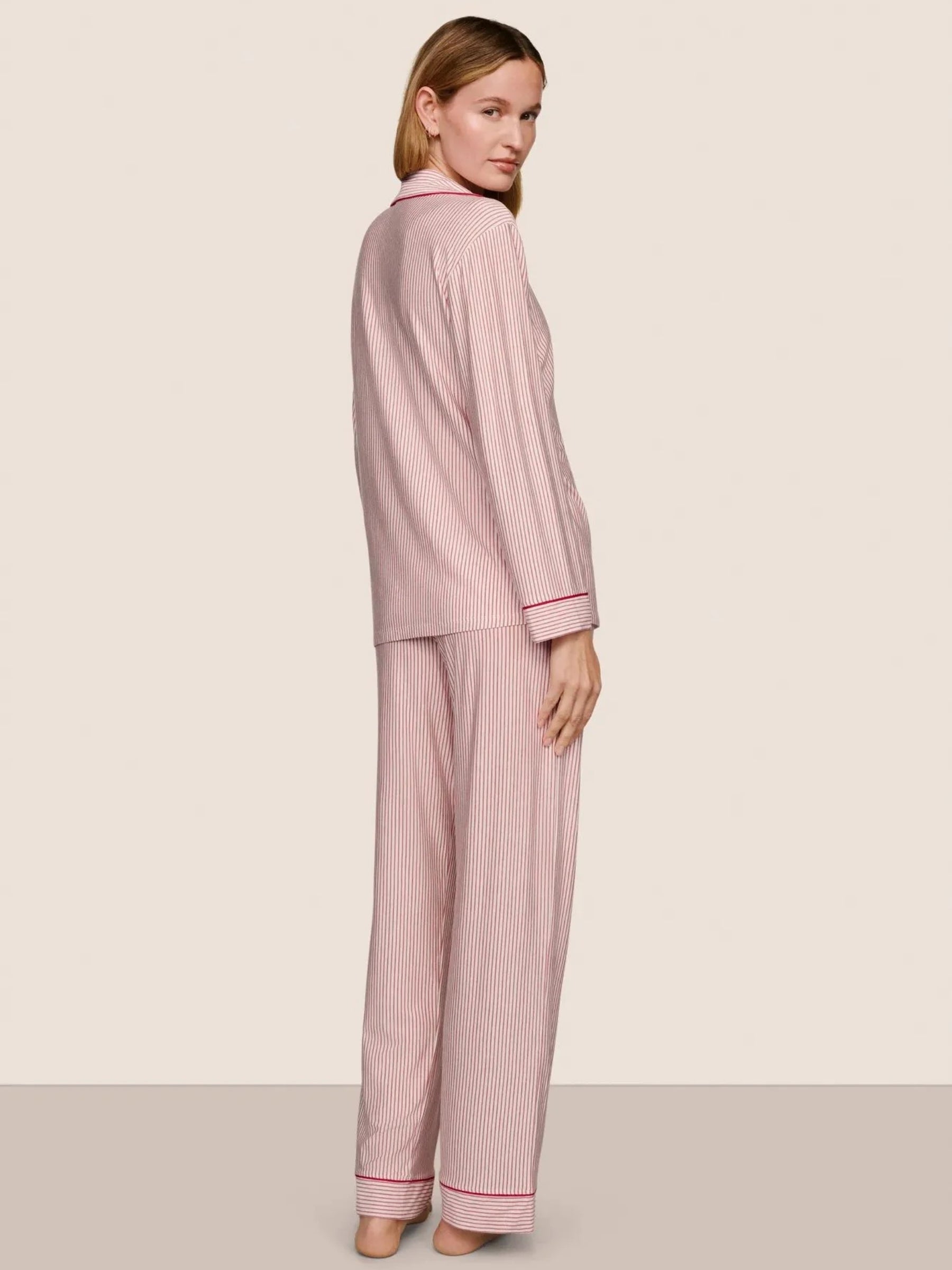 Gisele Printed Long Sleeve PJs - Duo Stripe