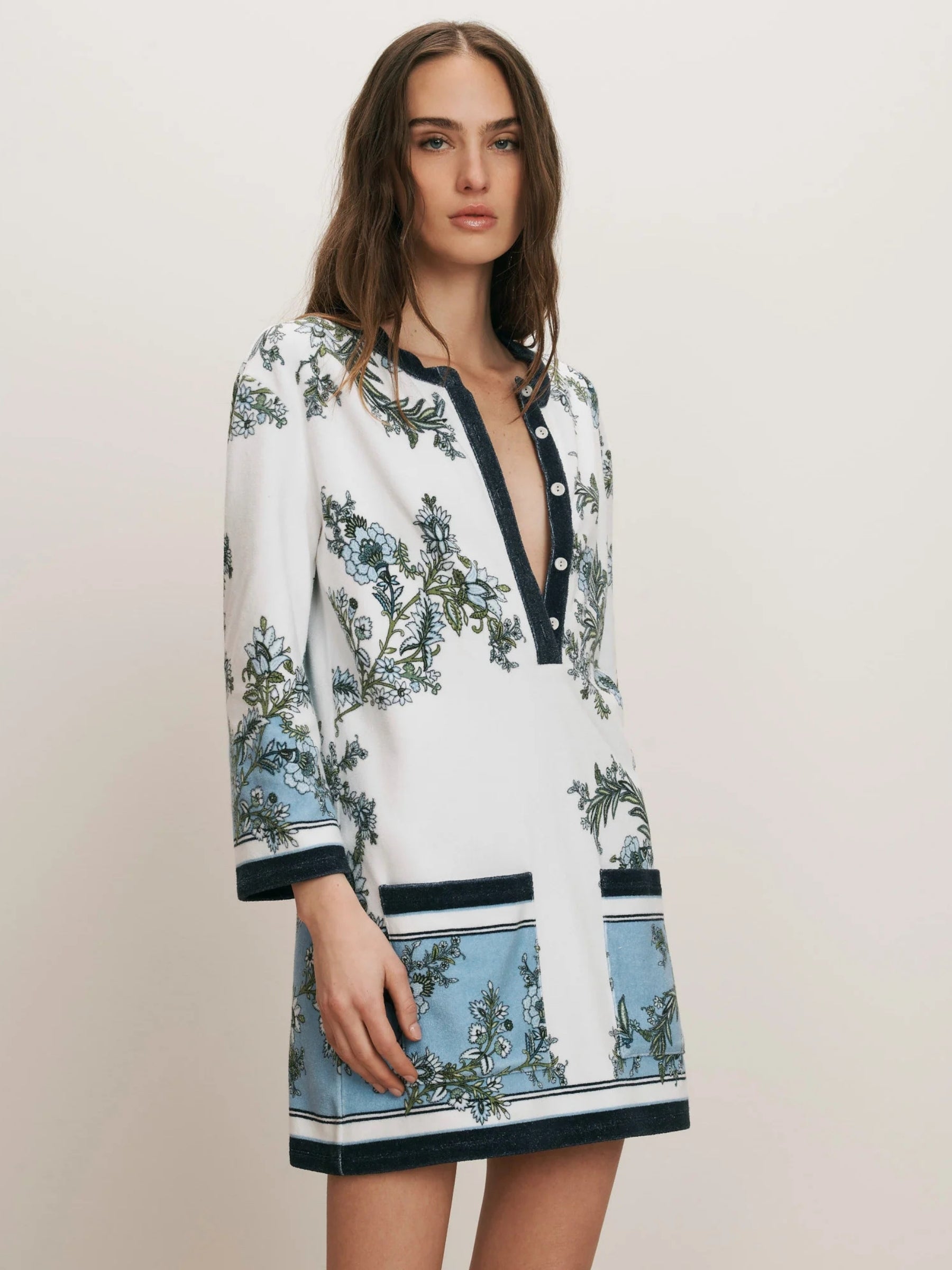 Briarcliff Dress - Blue Jay Multi