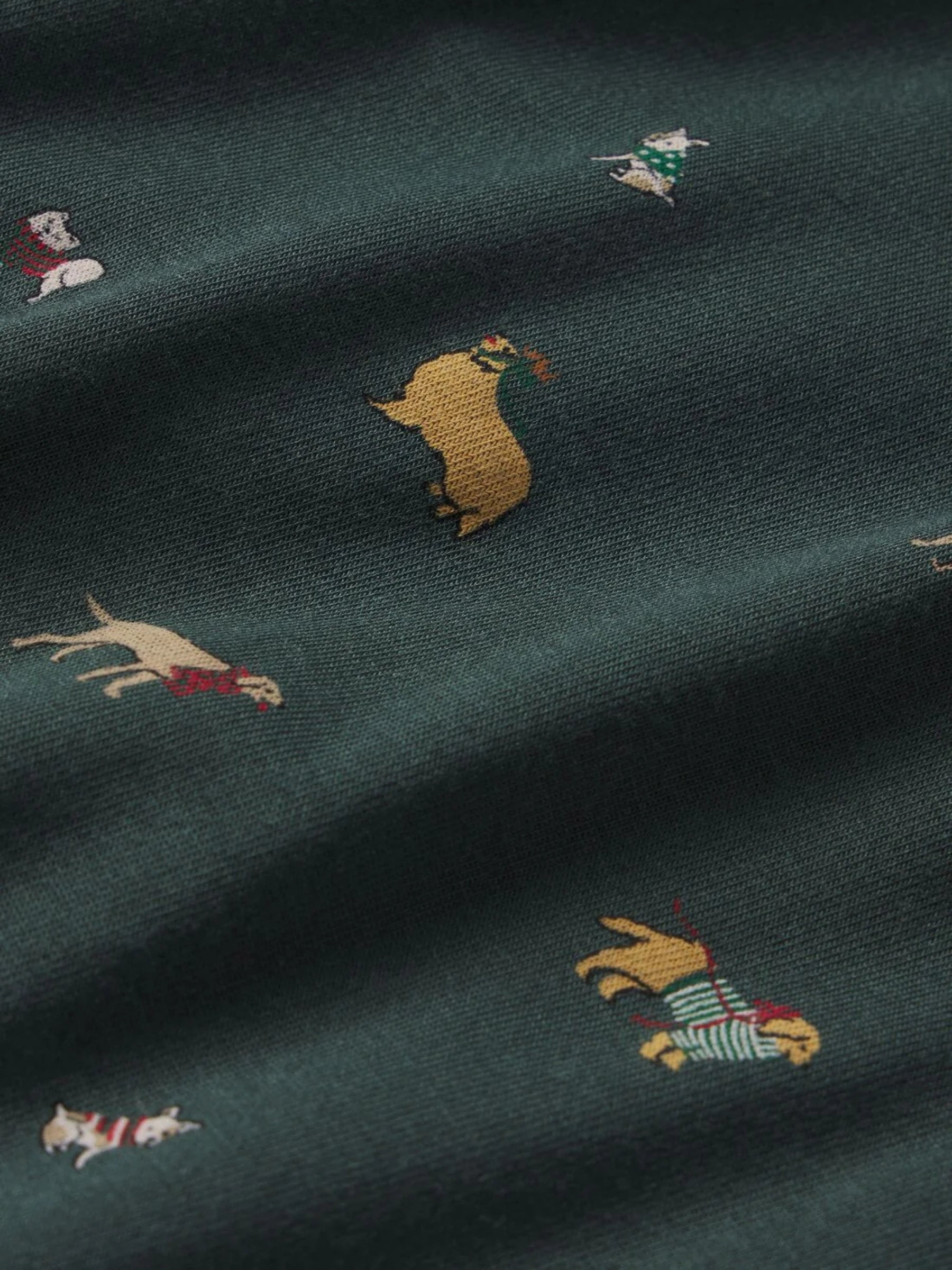 Gisele Printed Long Sleeve PJs - Holiday Dogs