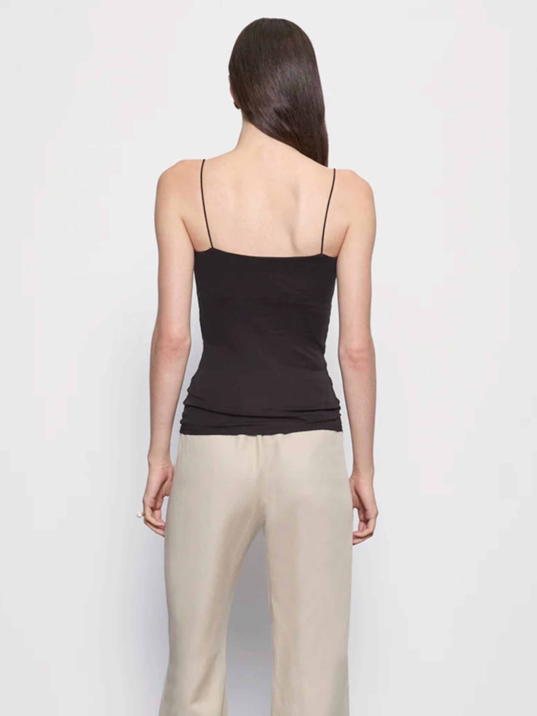 Essential Strappy Tank - Black