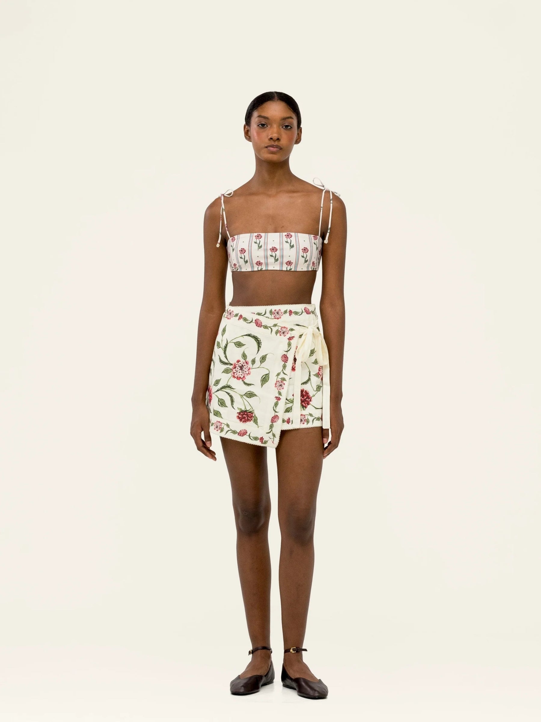 Luna Quebrada Mini Wrap Skirt - Multi