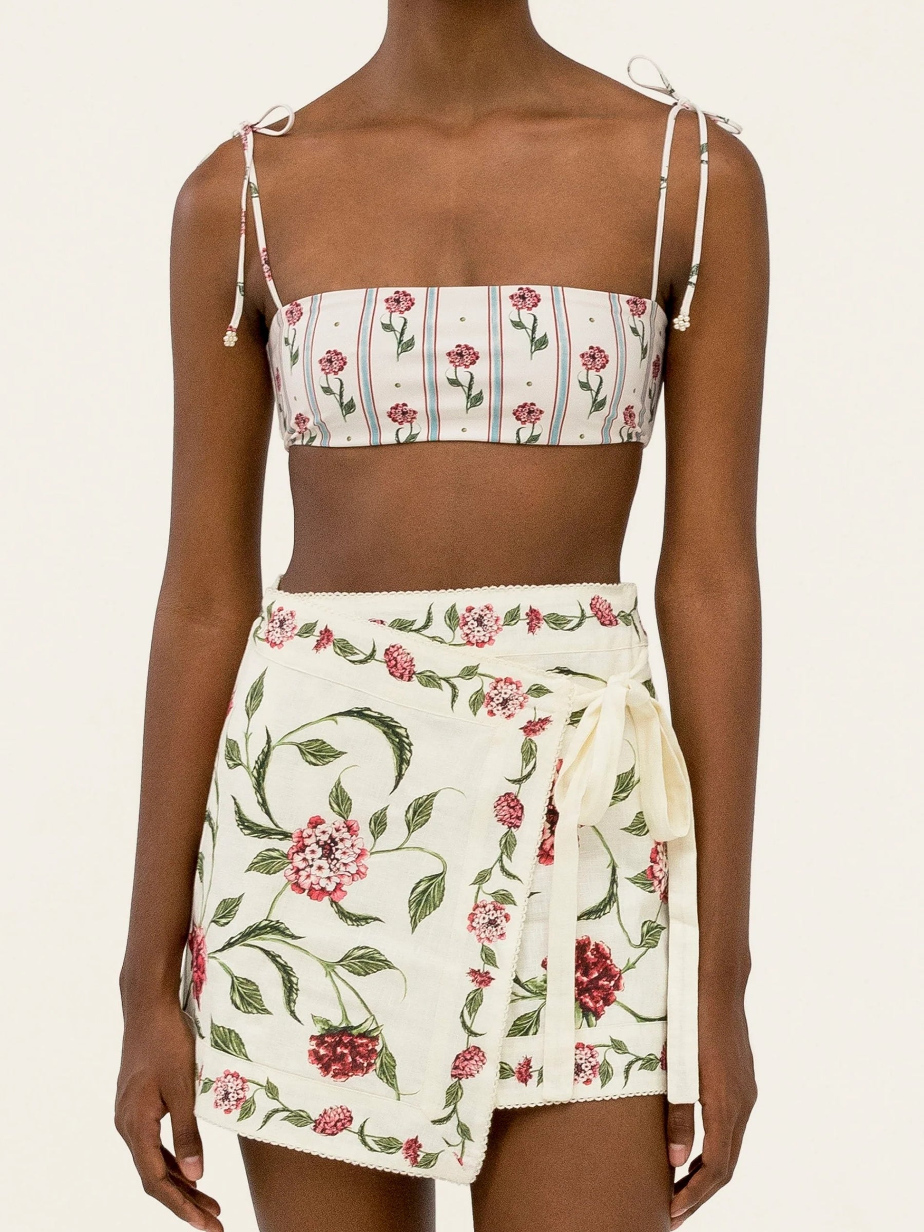 Luna Quebrada Mini Wrap Skirt - Multi