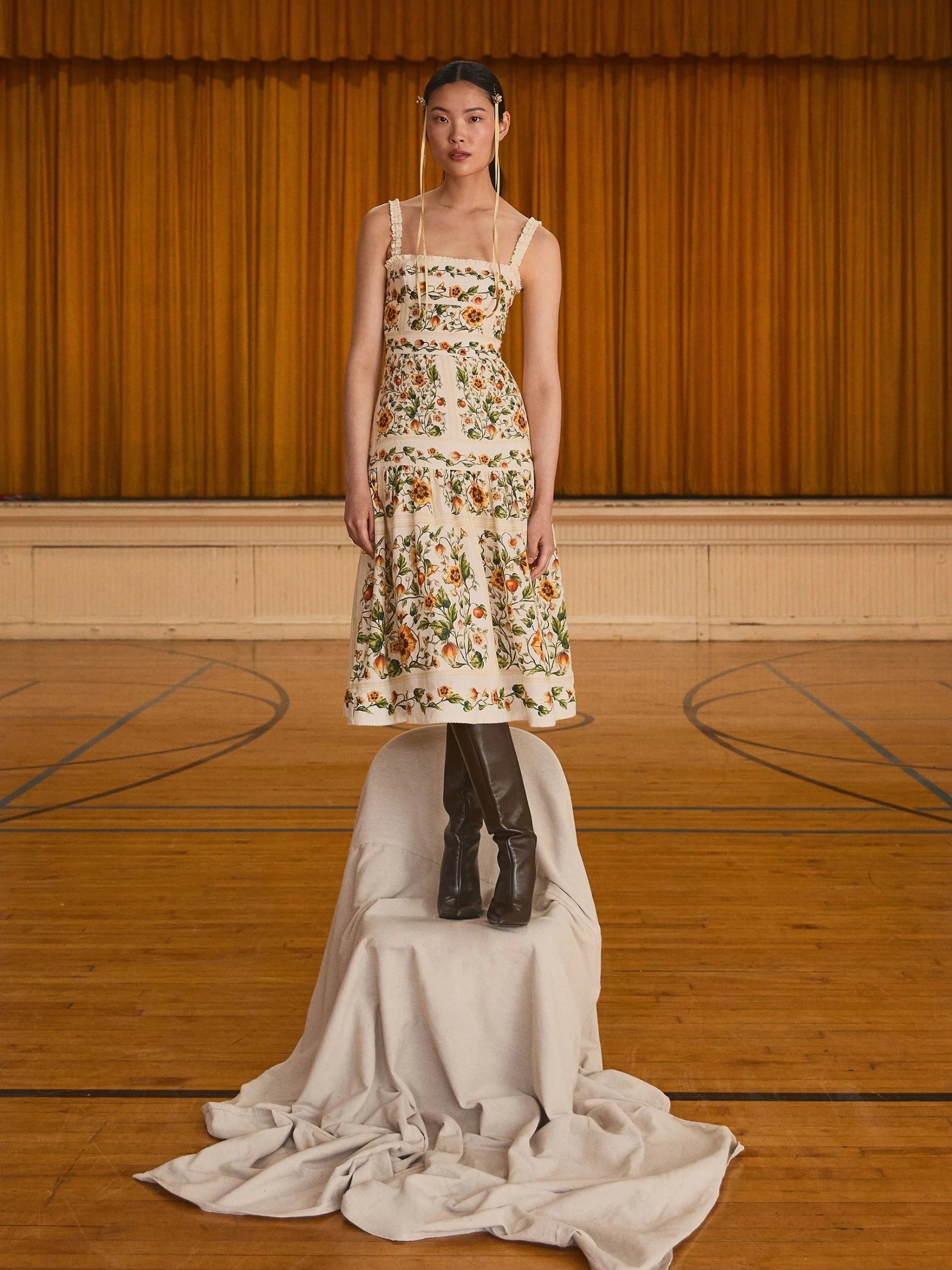 Nispero Uchuva Midi Dress - Multi