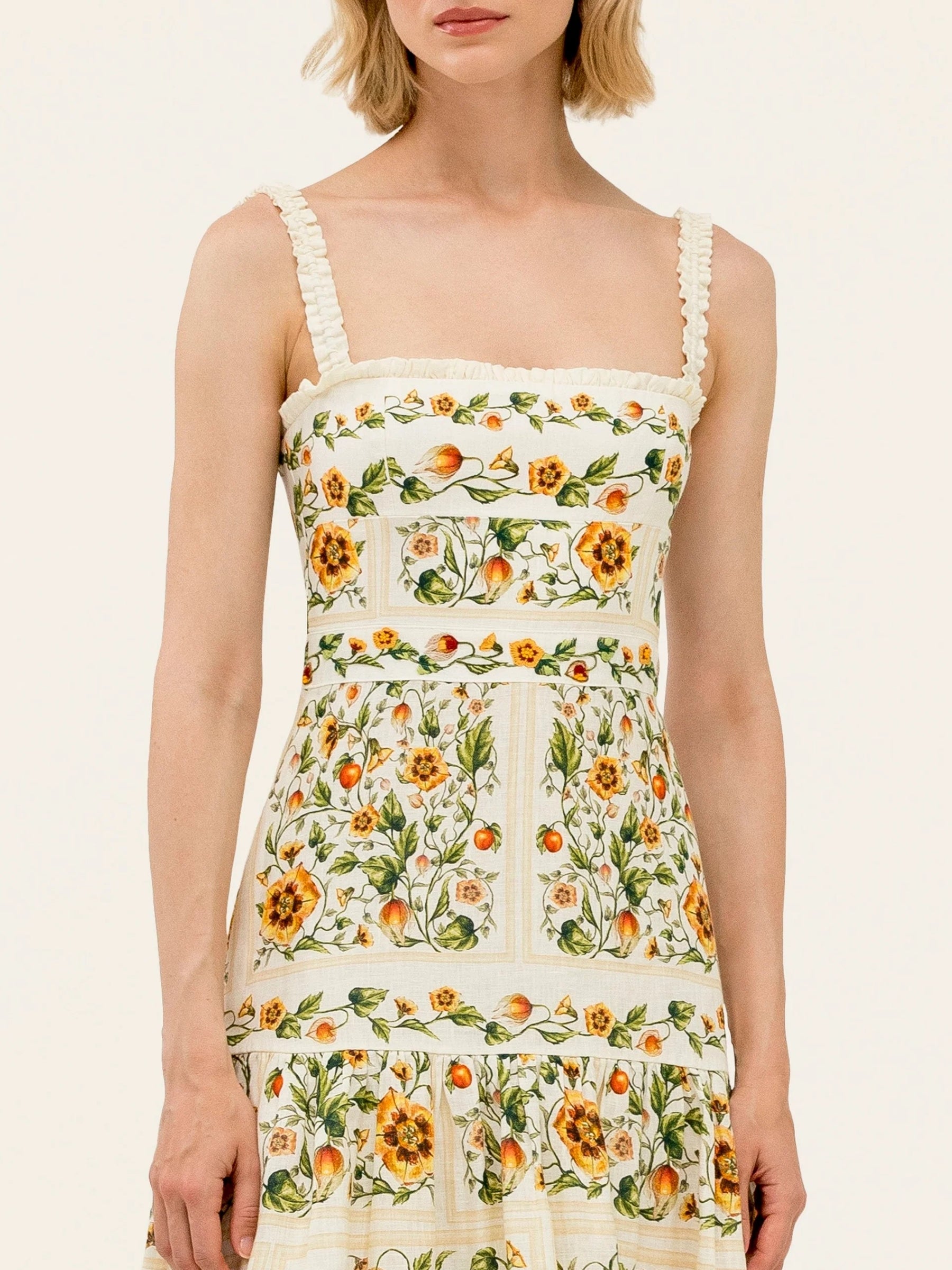 Nispero Uchuva Midi Dress - Multi