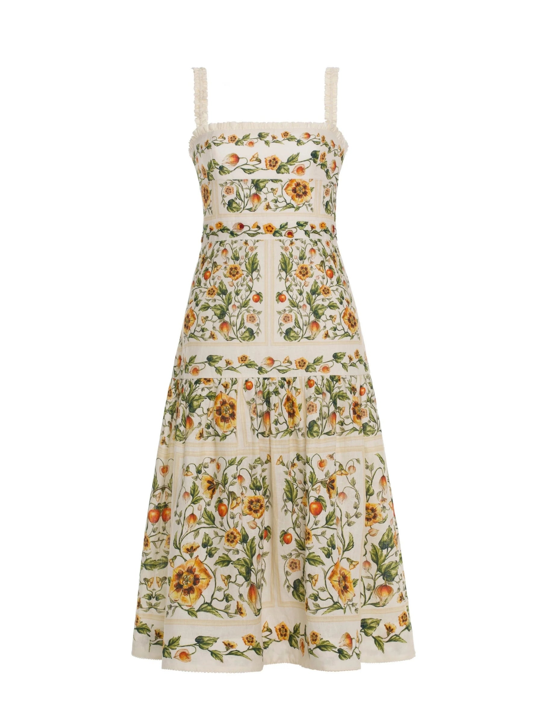 Nispero Uchuva Midi Dress - Multi