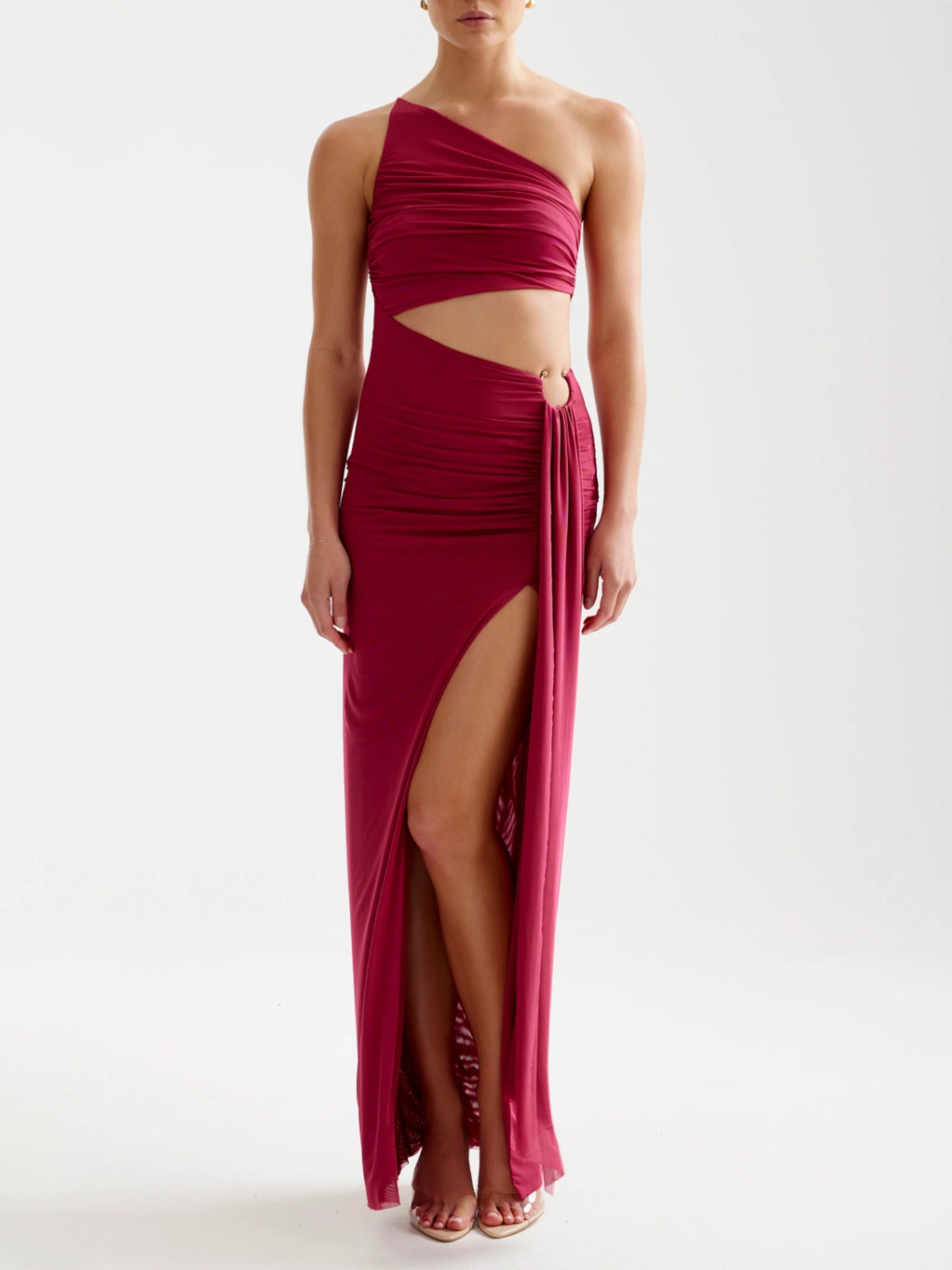 Asha Dress - Wine