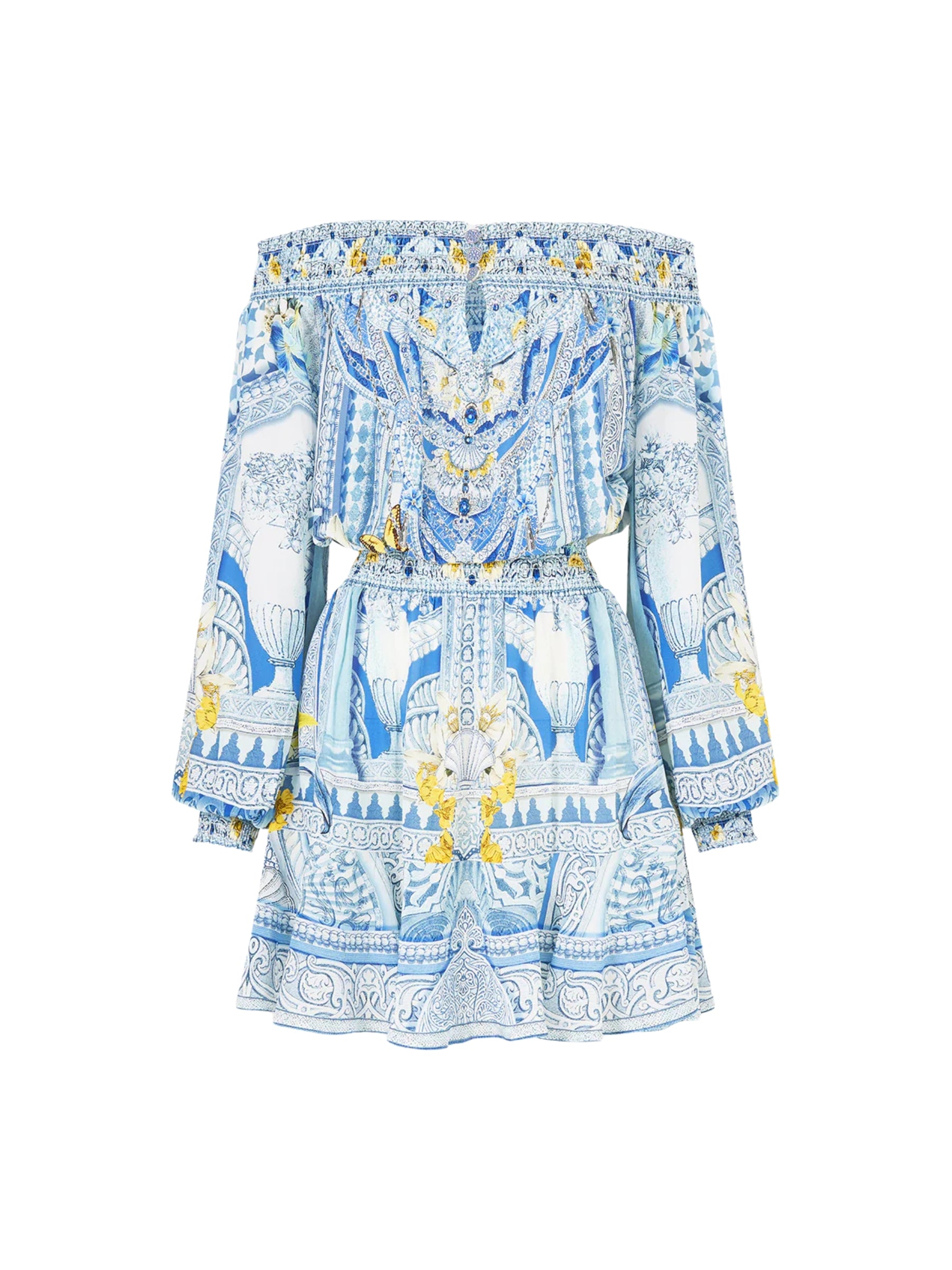 Off Shoulder Short Dress - De Nada Grenada