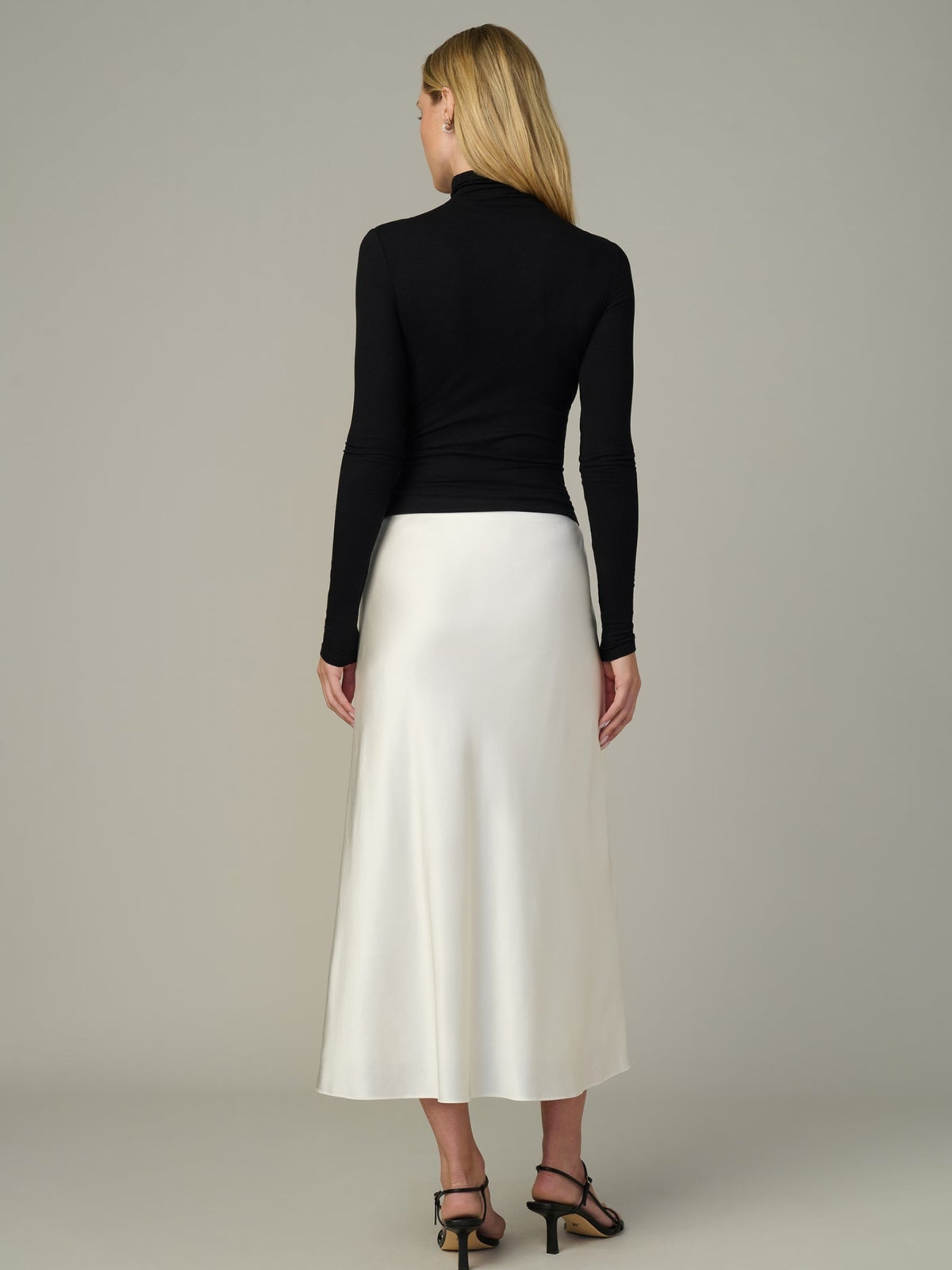 Ines Midi Skirt - Ecru