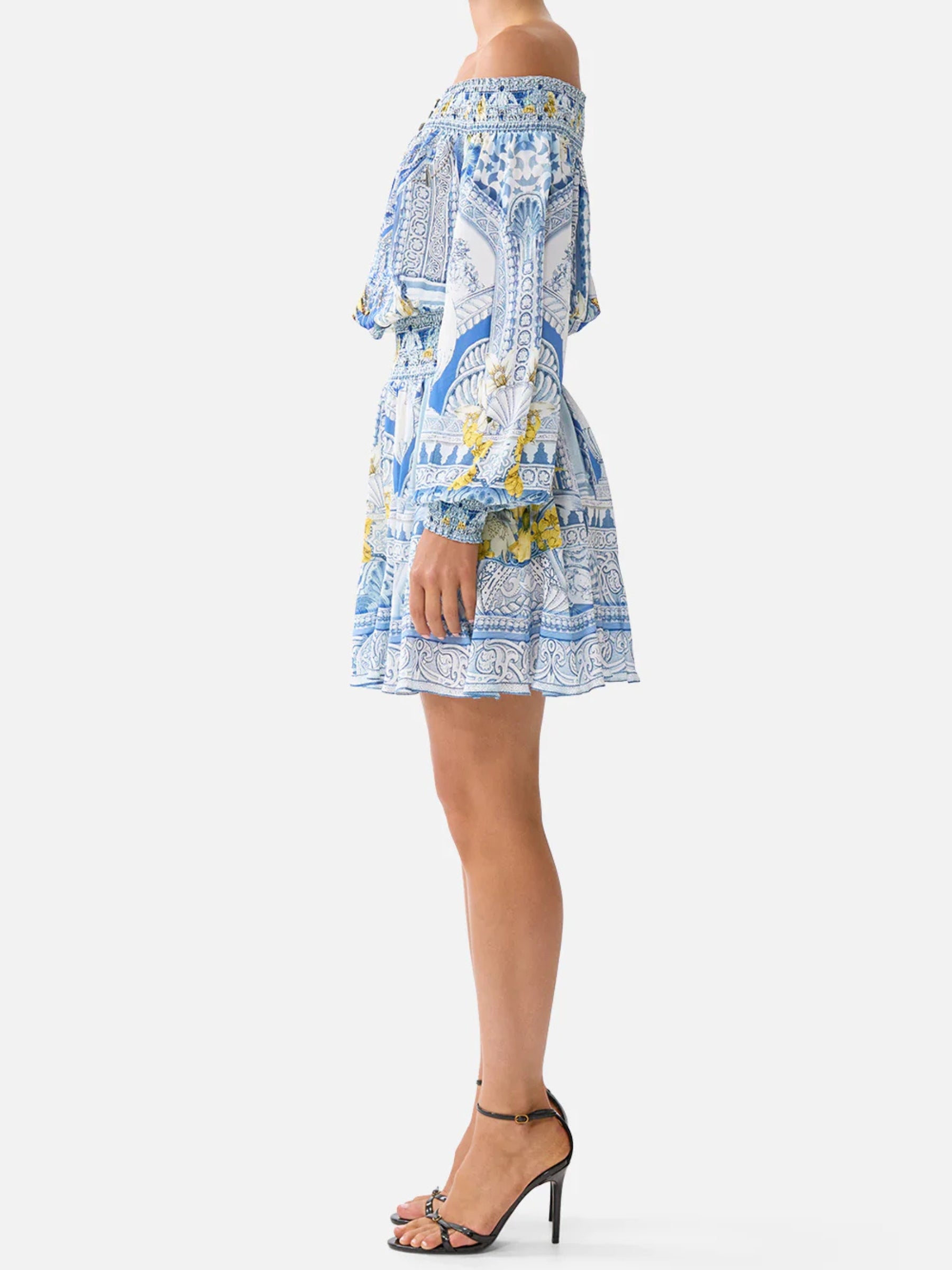 Off Shoulder Short Dress - De Nada Grenada