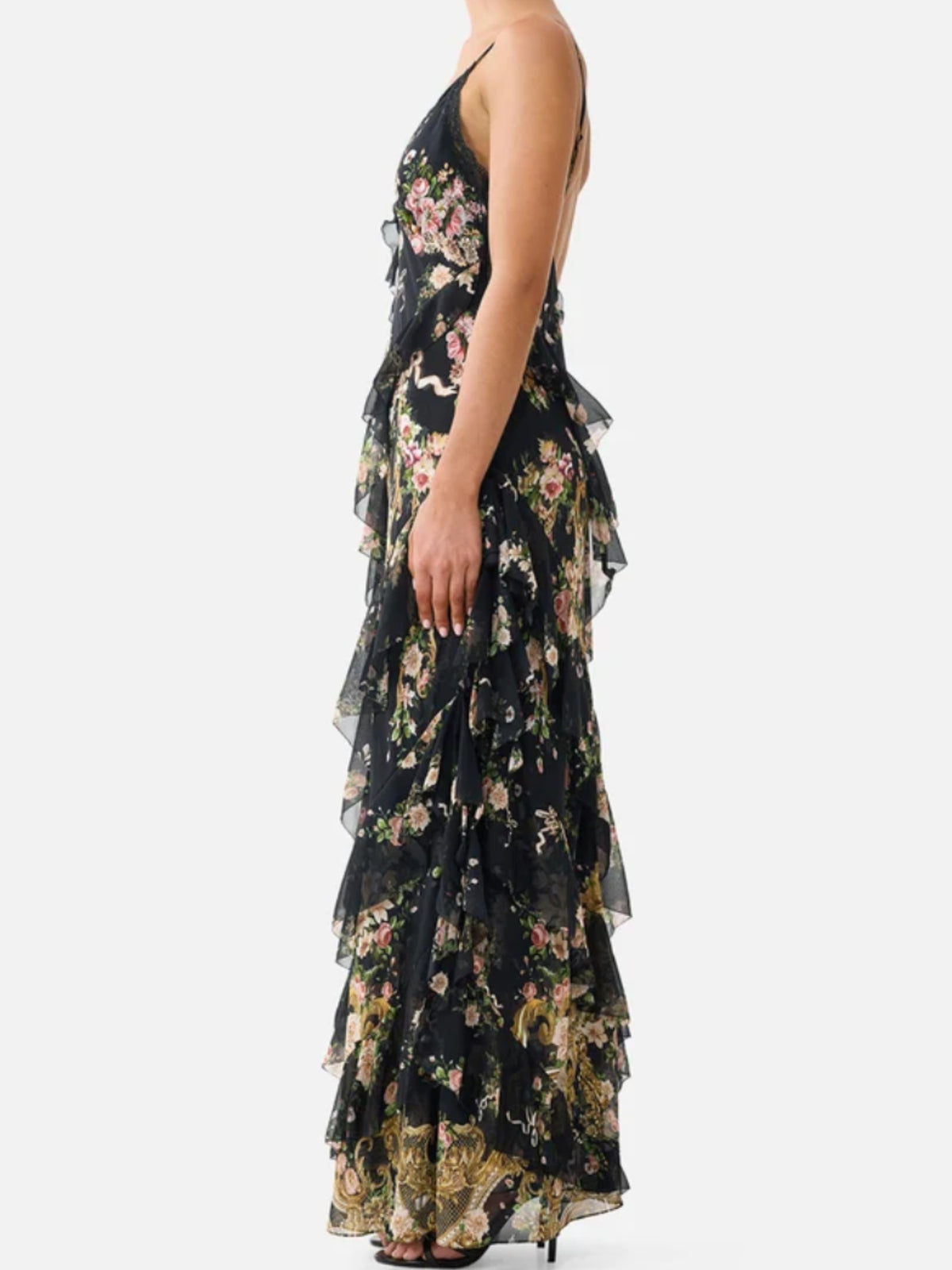 Asymmetrical Slip Dress - Versailles or Die