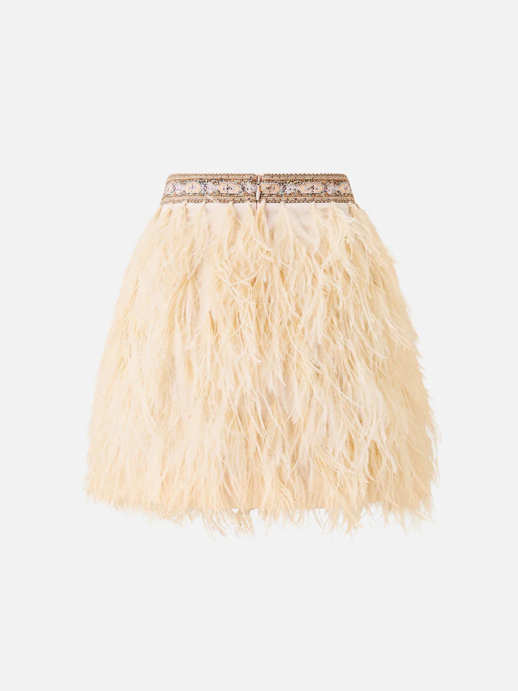 Feather Mini Skirt - Twilight in Istanbul