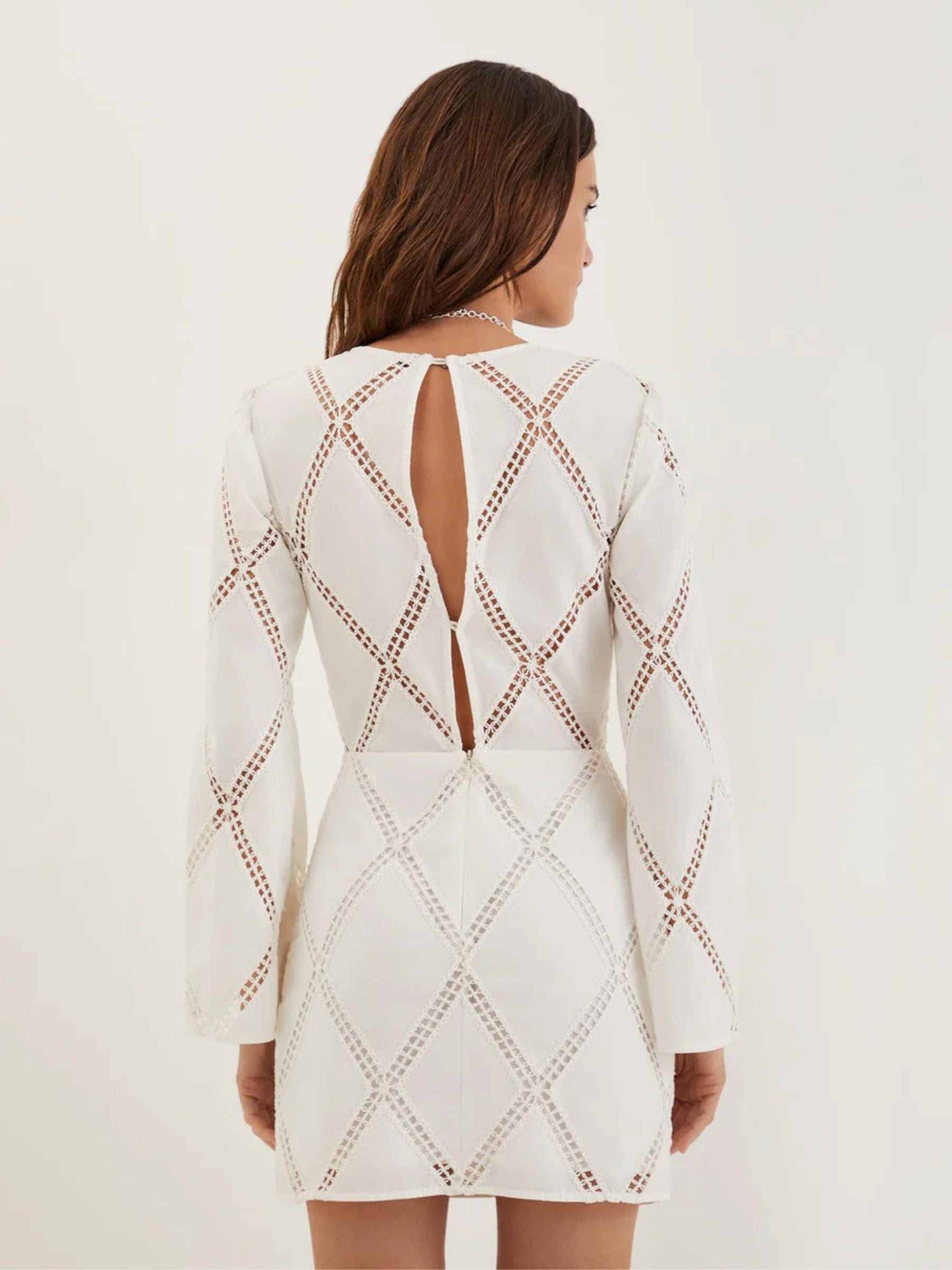 VIX-EYELET-KAIRA-SHORT-DRESS-WHITE