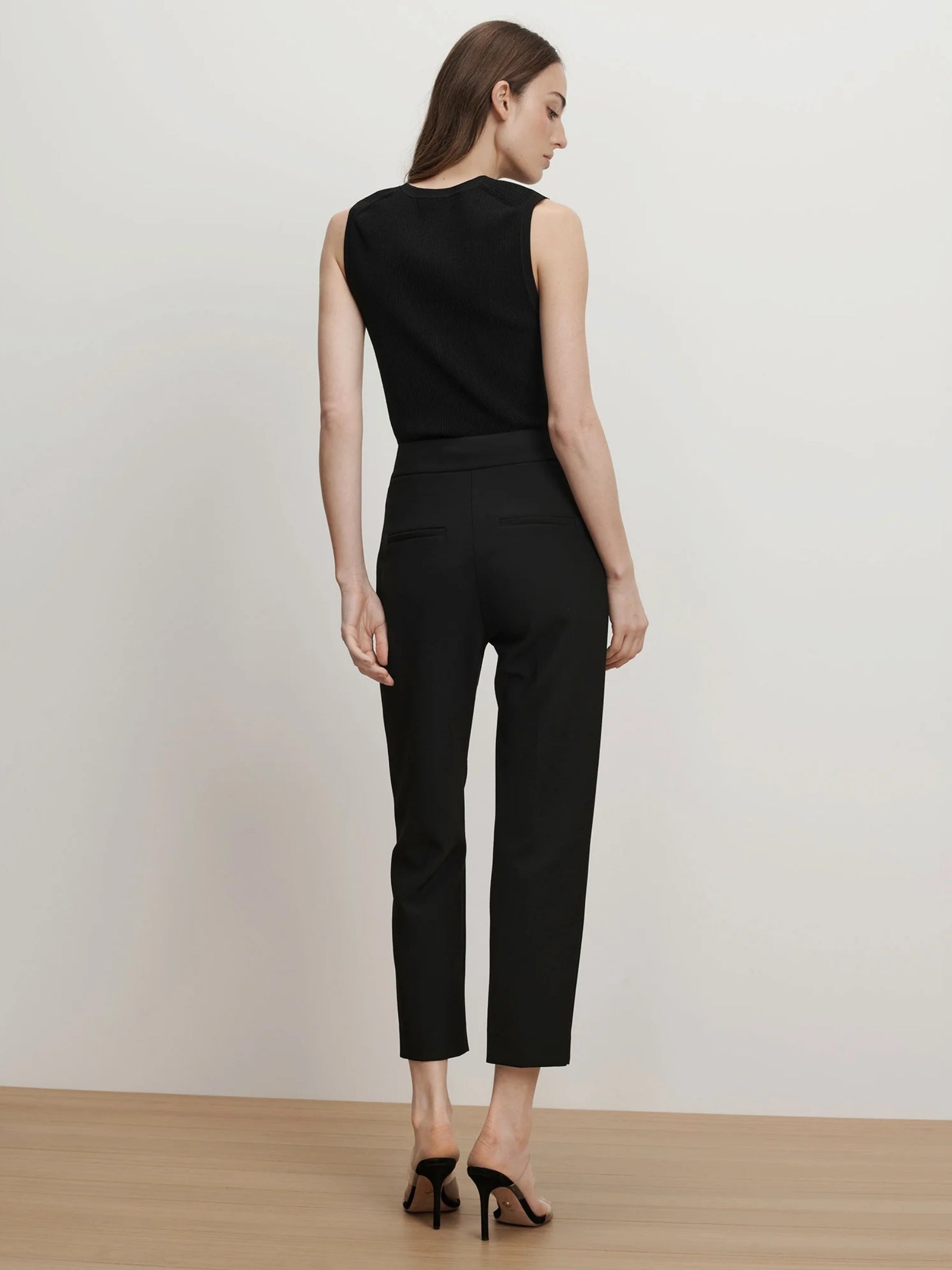 Sid Sleeveless Pullover - Black by Veronica Beard — view 5