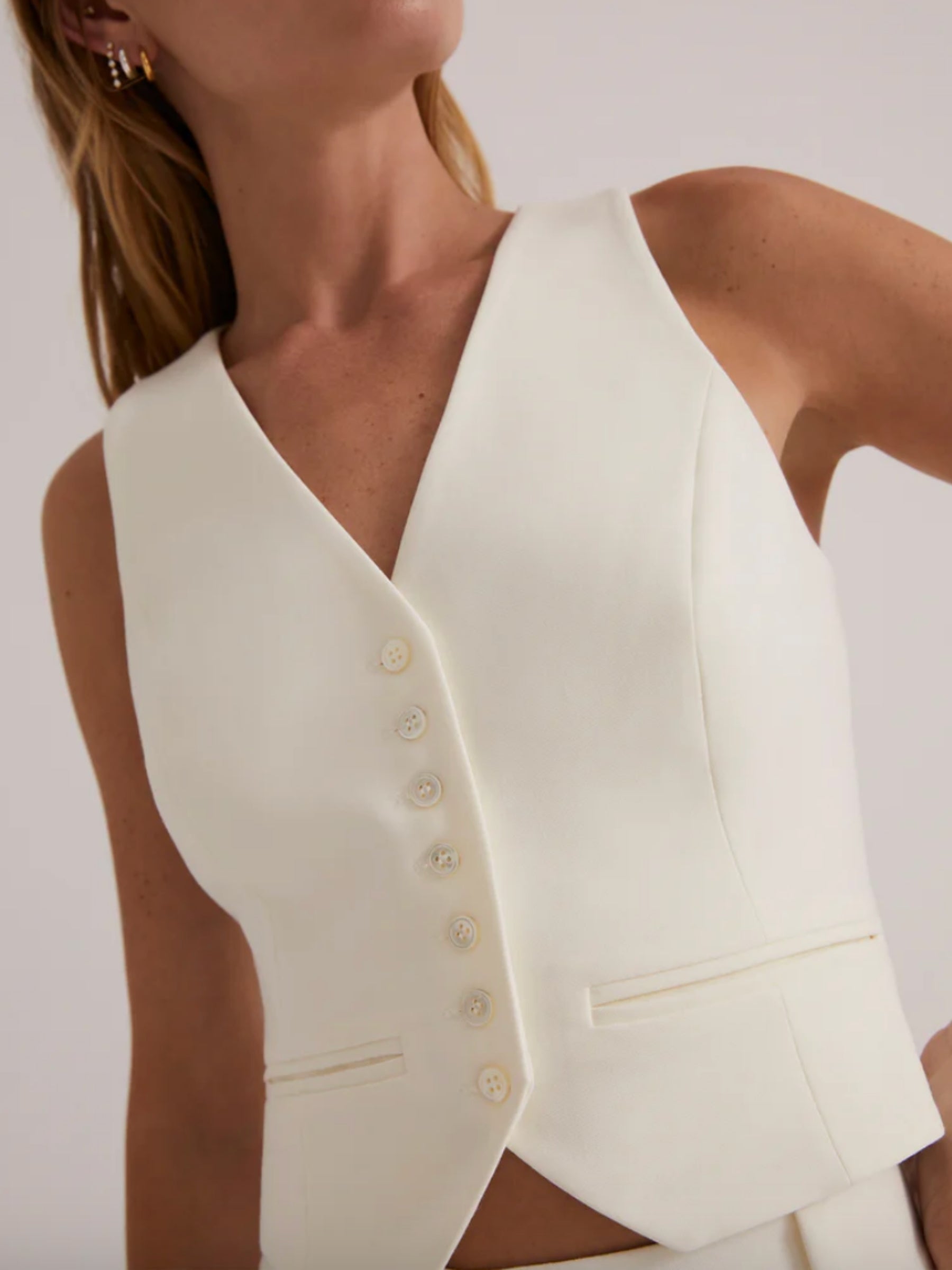 The Favorite Vest - Ivory