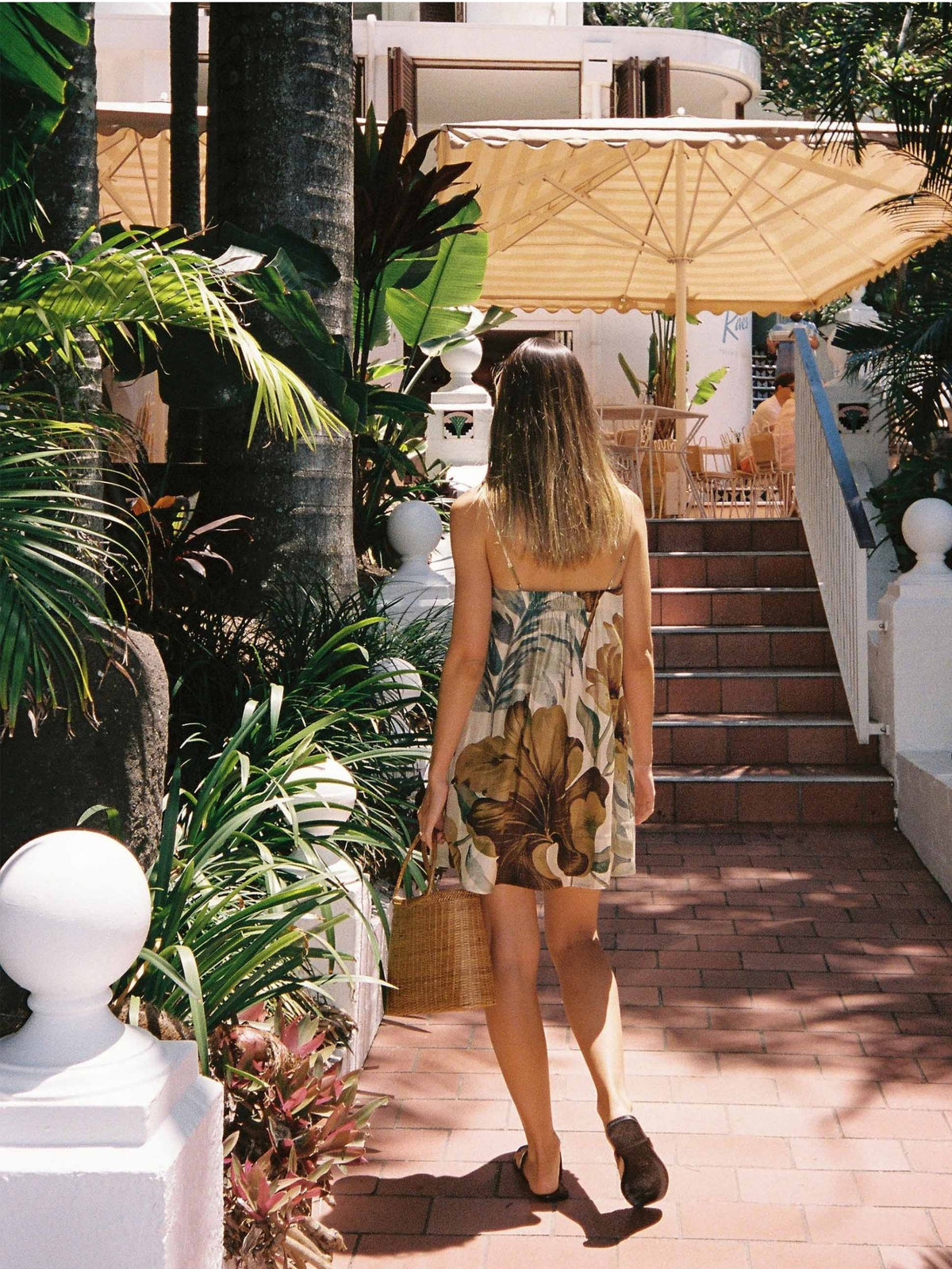 Draped Mini Dress - Botanica by Peony — view 3