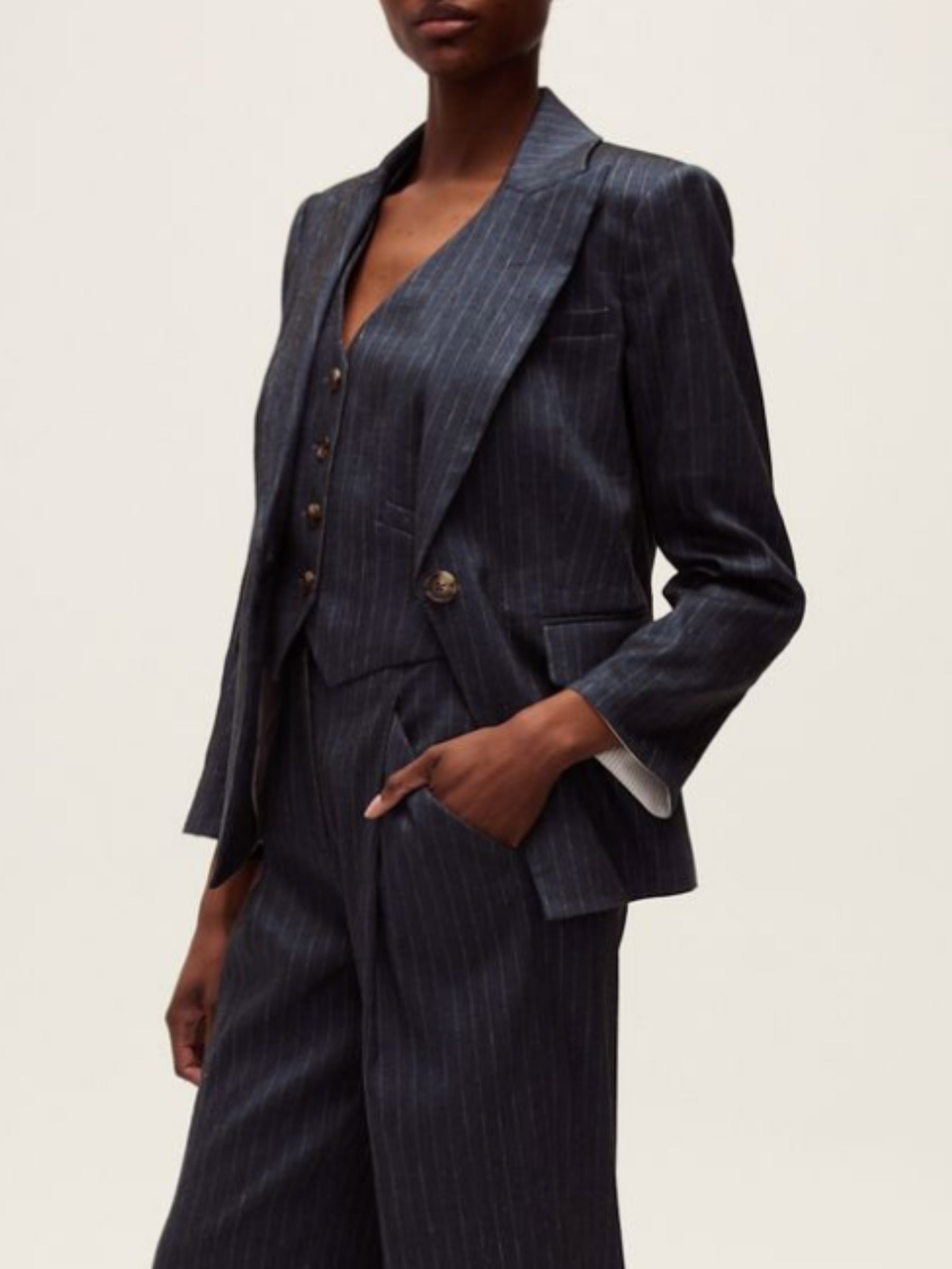 Obie Dickey Jacket - Pinstripe