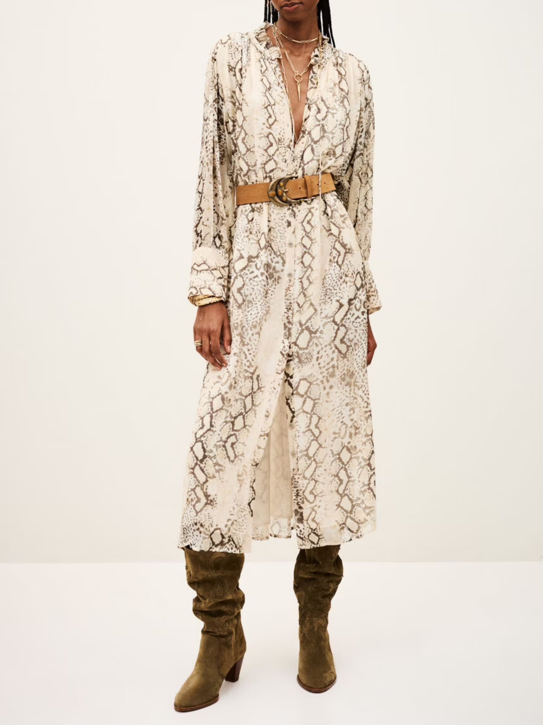 Sahara Dress - Ecru