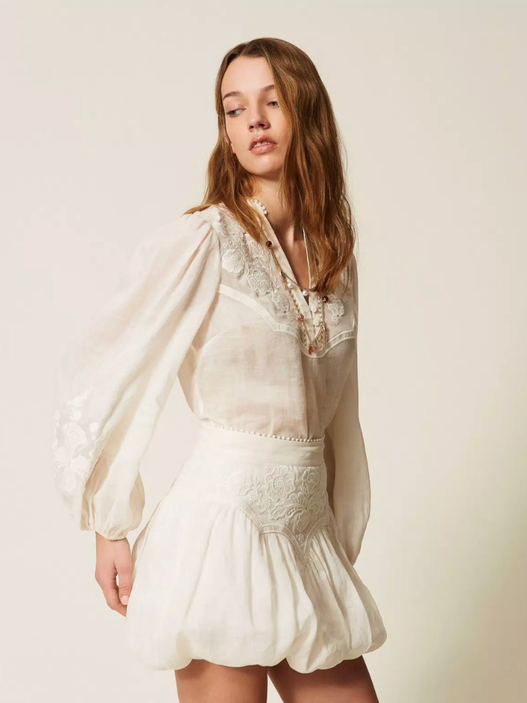 Mother of Pearl Blouse - Ivory