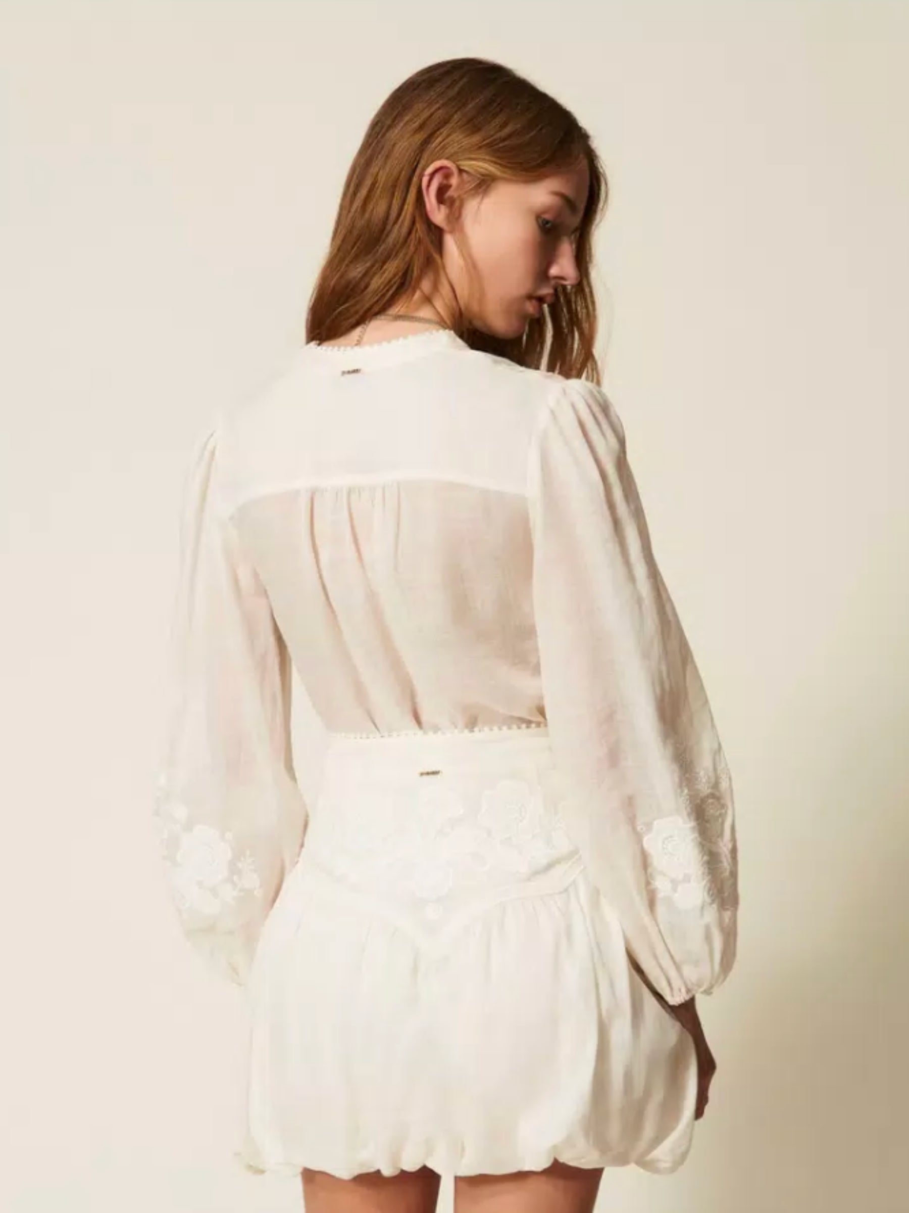 Mother of Pearl Blouse - Ivory