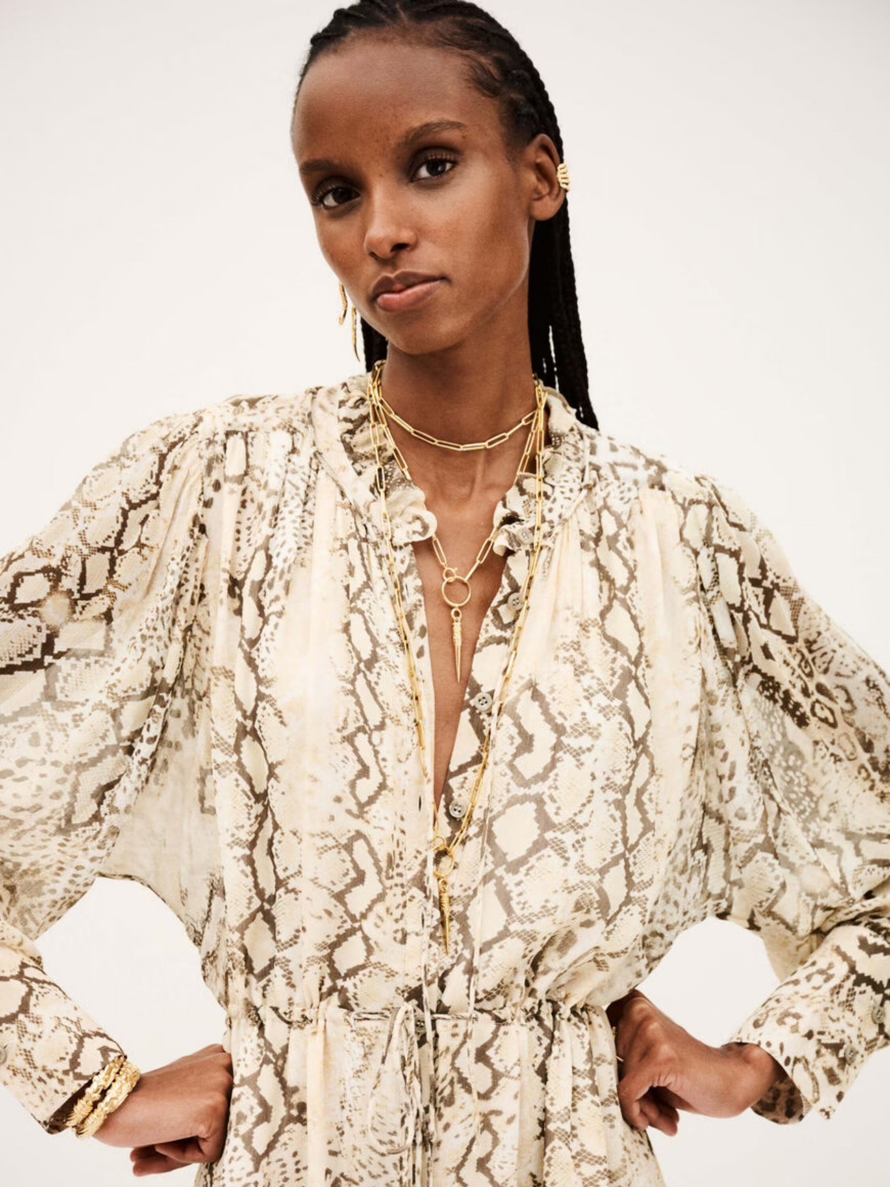 Sahara Dress - Ecru