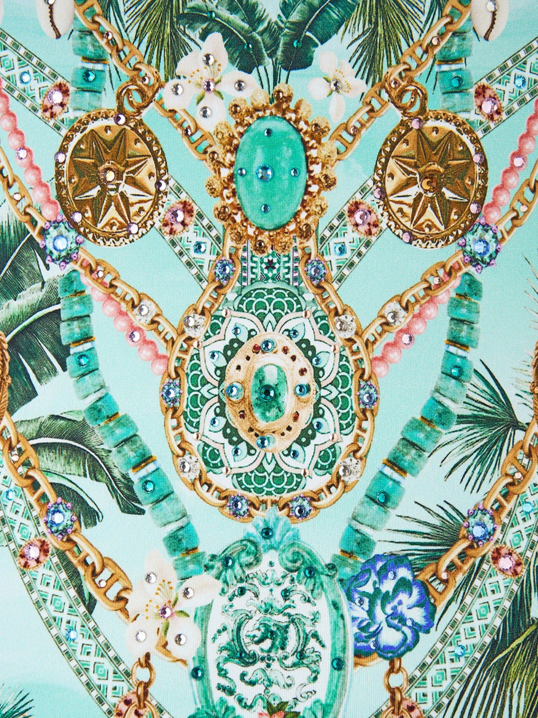 Straight Neck One Piece - Balearic Bebé