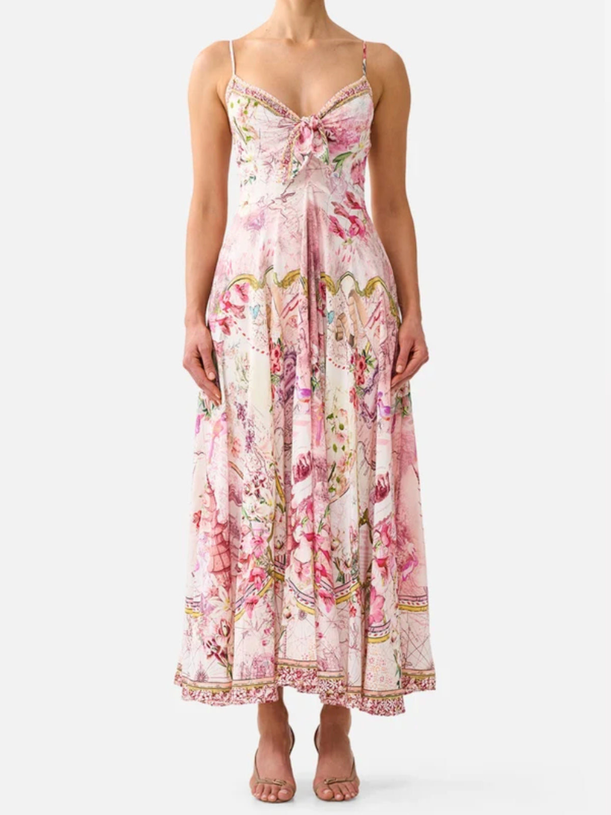 Long Dress w/ Tie Front - Journal De Voyage