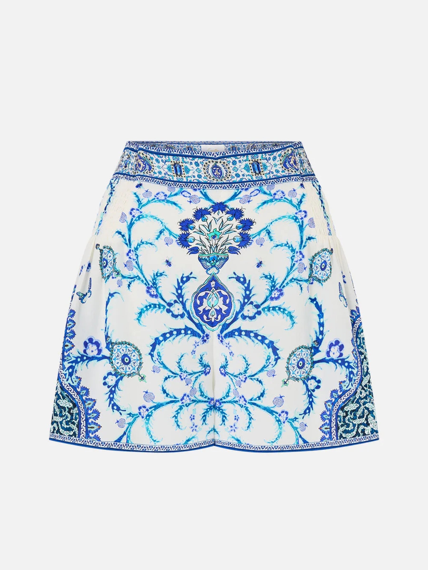 Shorts with Side Flounce - Isnik Lullaby