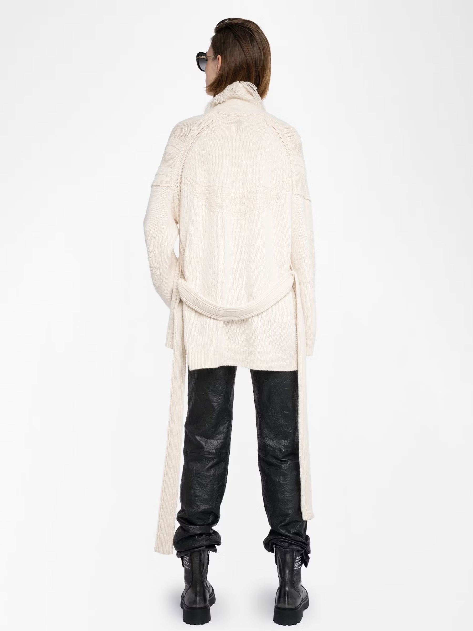 Alpa LC Cable Cardigan - Ecru